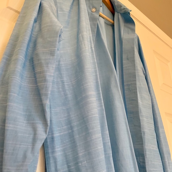 Apt. 9 Light Blue Men’s Button Down Shirt 15 32/33 - Picture 5 of 6